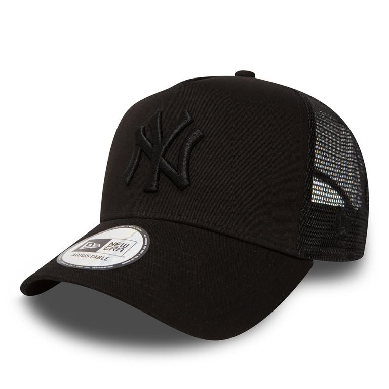 Gorras New Era Mlb Negros - New York Yankees Clean A-Frame Trucker 14538DTGI